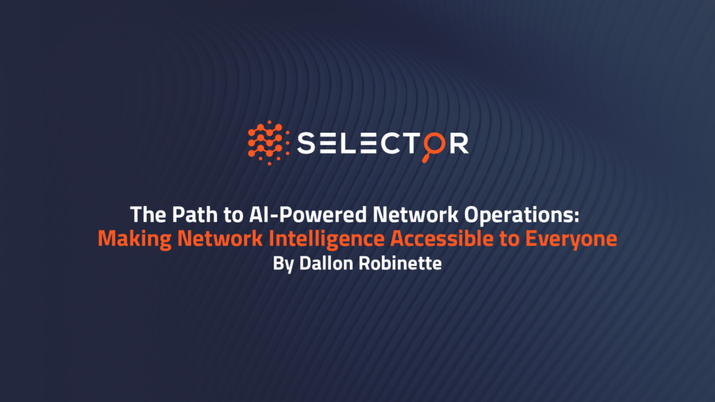 Title Image for "The Path to AI-Powered Network Operations: Making Network Intelligence Accessible to Everyone" by Dallon Robinette